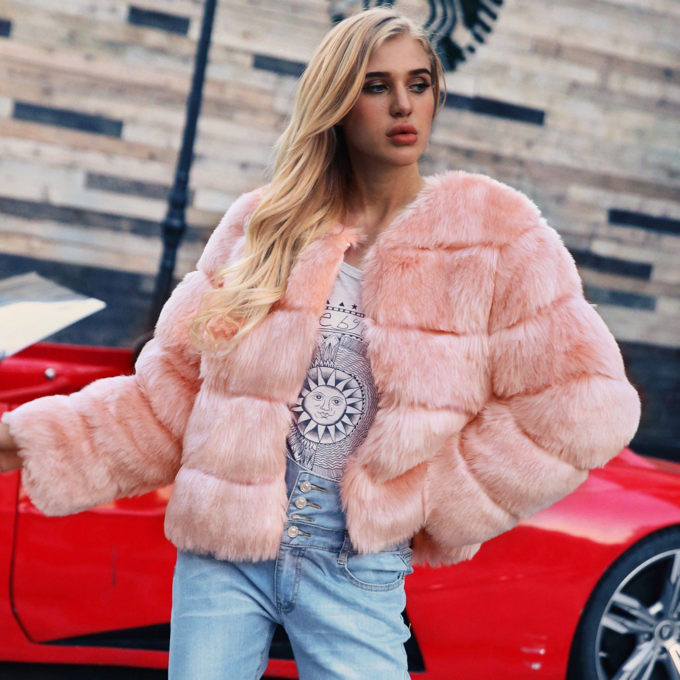 The Après Luxe Faux Fur Jacket