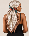 The Jet Set Satin Scarf