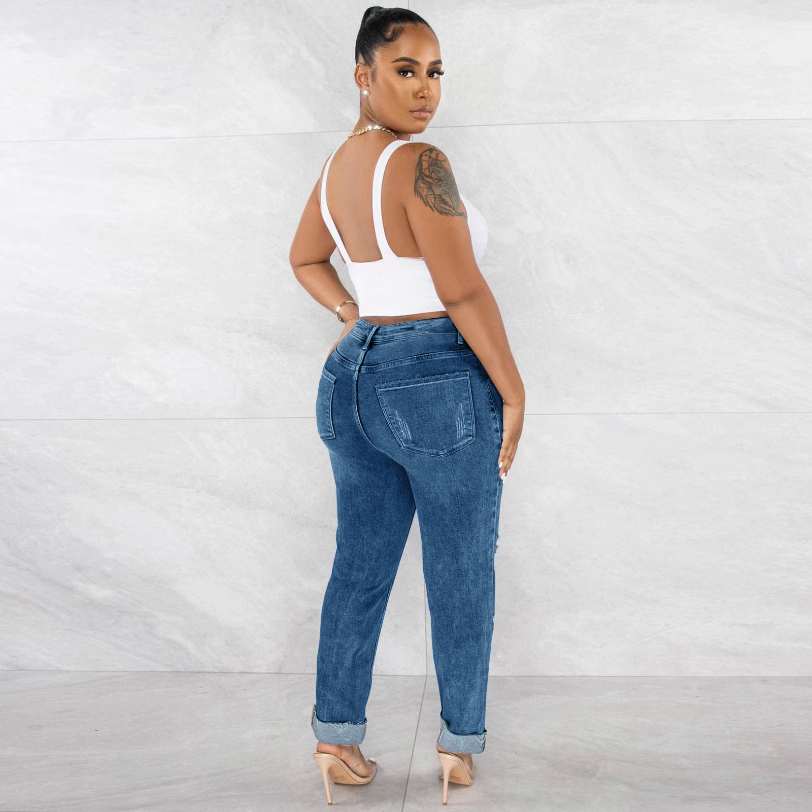 The Downtown Distressed Jean
