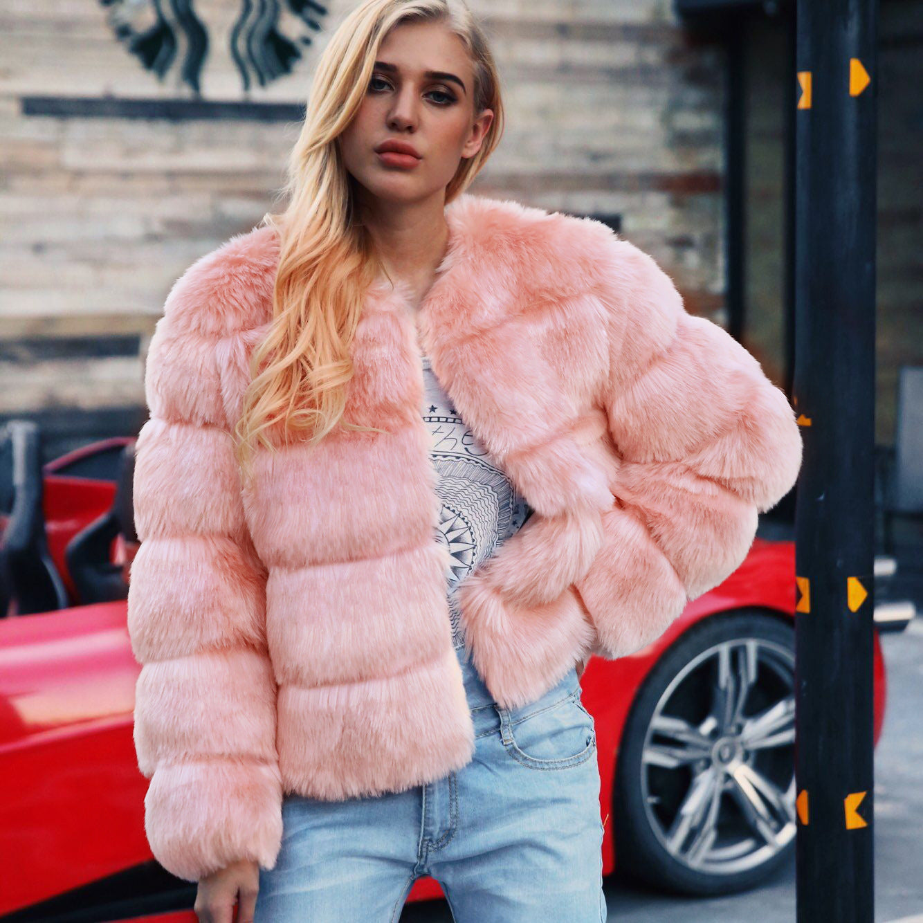 The Après Luxe Faux Fur Jacket