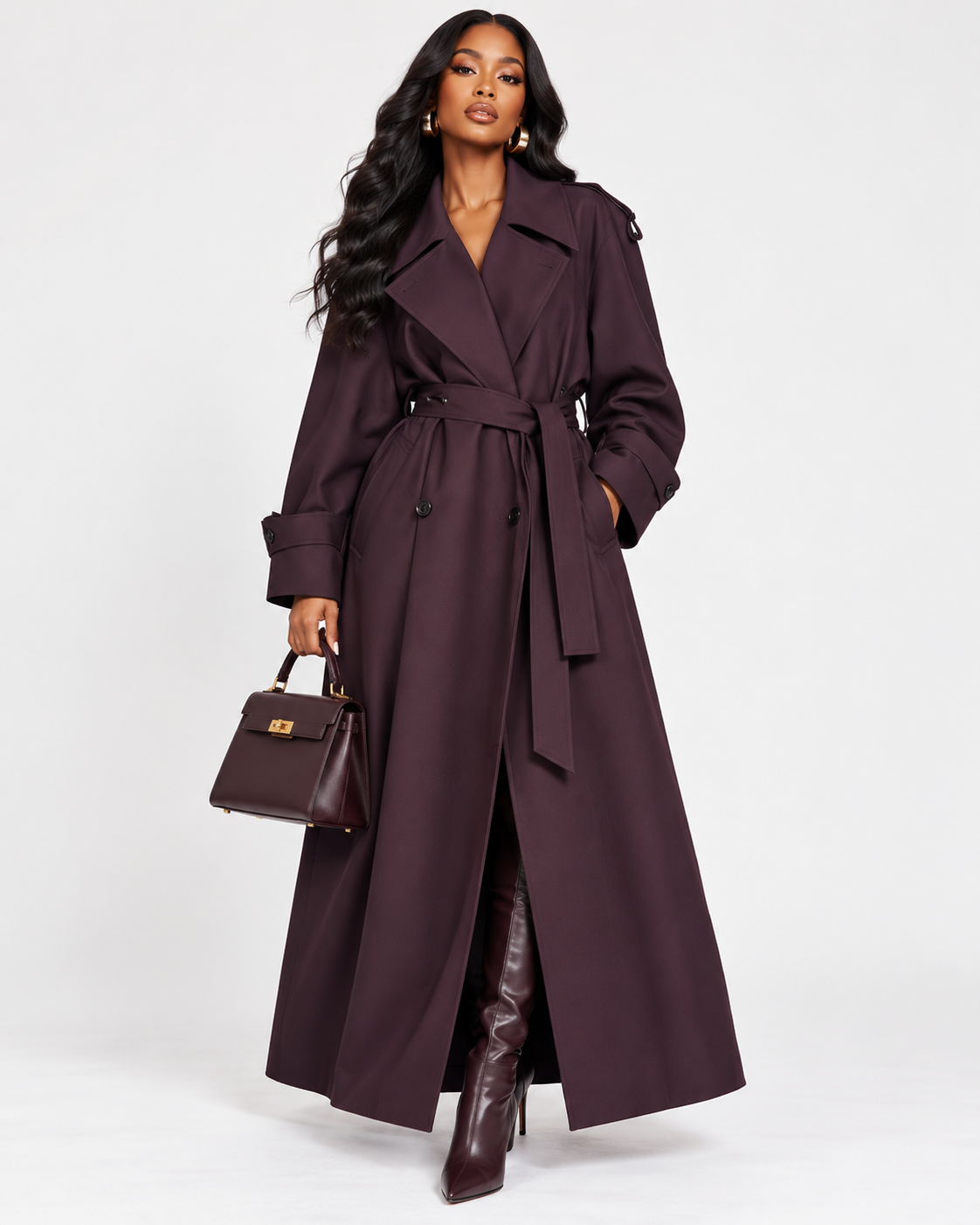 The Rich Girl Maxi Trench