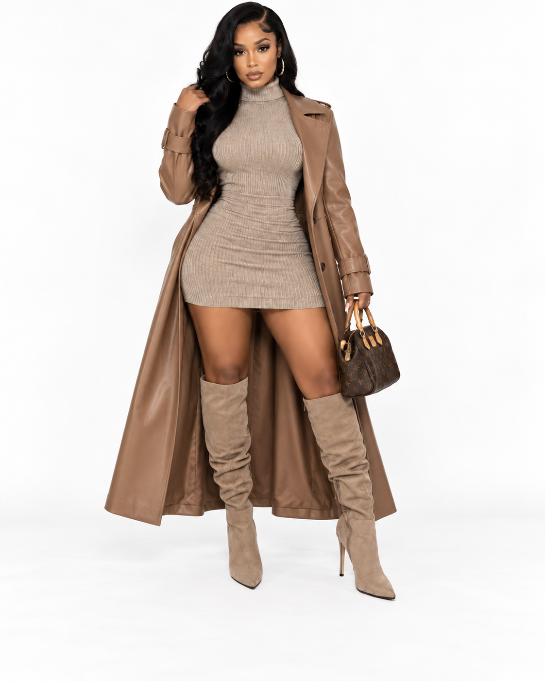 The Cozy Curve Sweater Dress