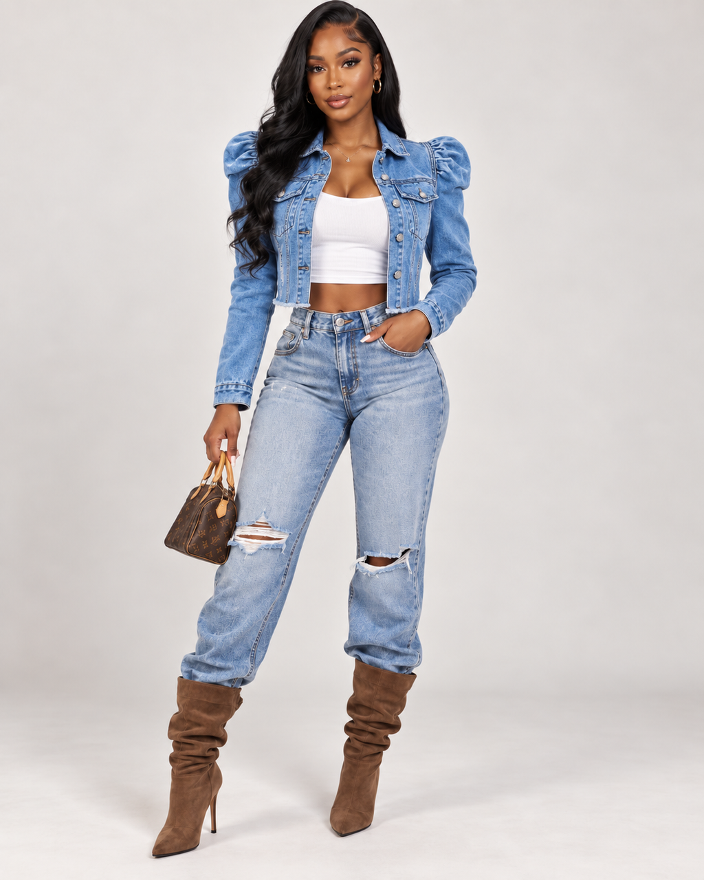 Fall Girl Flirt Denim Jacket